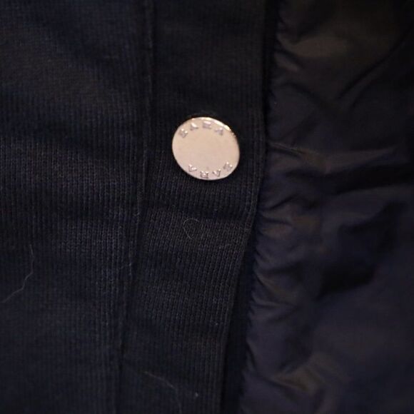 Zara Man Black Bomber Jacket Sz S - Picture 5 of 7